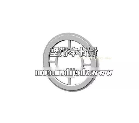 Arched Window 3d model