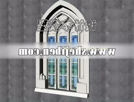 Aluminum Window Frame 3d model