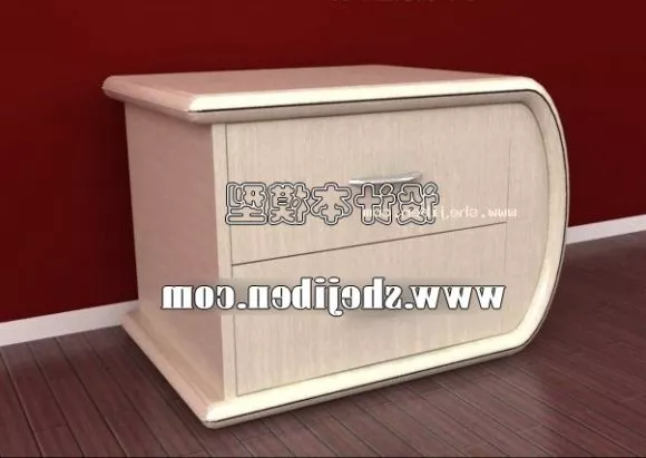 Modern White Computer Desk L Shape 3d model