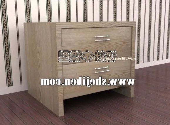 Bedside Table Mdf Material 3d model Bedside Table Mdf Material 3d model