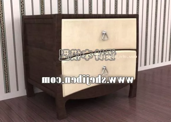 Modern White Computer Desk L Shape 3d model