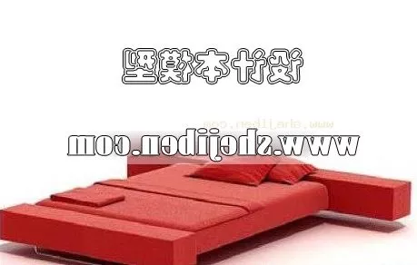 Rattan Bed Circular Shape 3d model