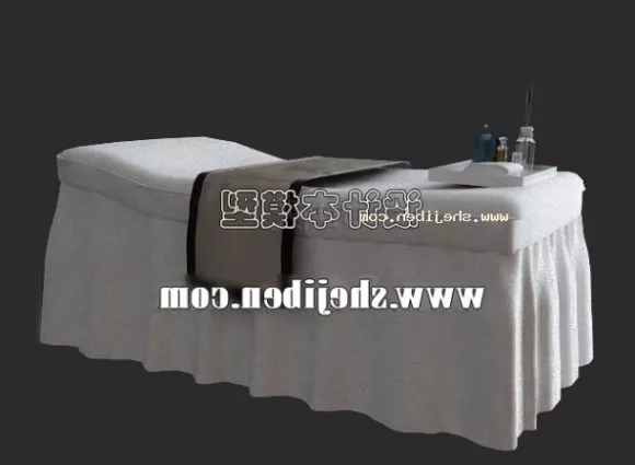 Sing Bed With Bedcap 3d model