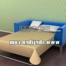 Modern Single Sofa Bed Furniture 3d model