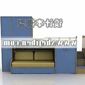 Children Sofa Bed 3d model
