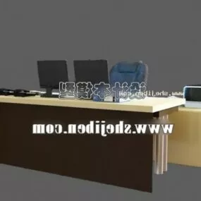 Reception Desk Office Furniture 3d model