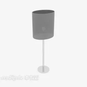 Modern Floor Lamp Cylinder Shade 3d model