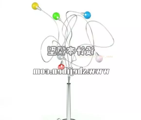 Lantern Oil Lamp 3d model