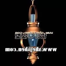 Industrial Lamp Bronze Material 3d model Industrial Lamp Bronze Material 3d model