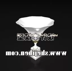 Modern Fluorescent Lamp 3d model