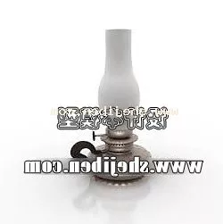 Small Oil Lamp Vintage Lamp 3d model