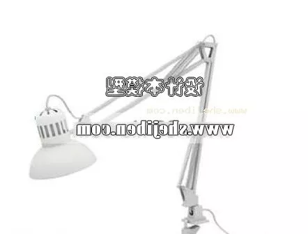 Floor Lamp Yellow Shade 3d model
