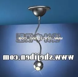 Curved Lamp Ceiling Mount 3d model
