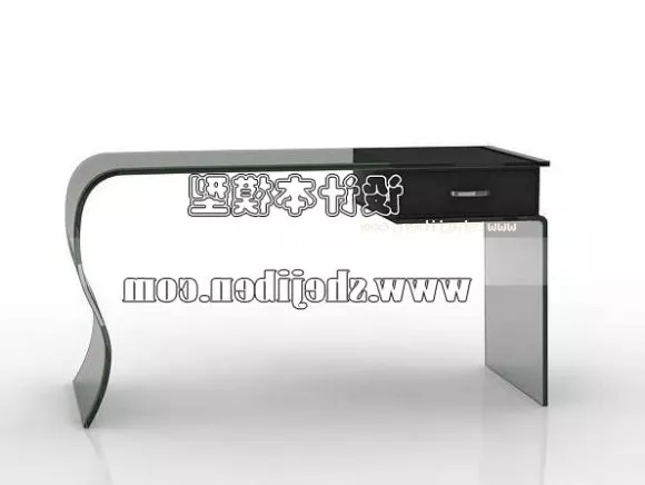 Work Table Set With Under Cabinet 3d model