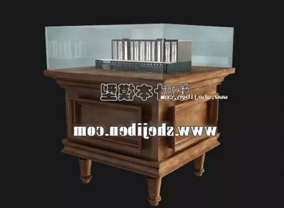 Corner Table Work Table Unit 3d model