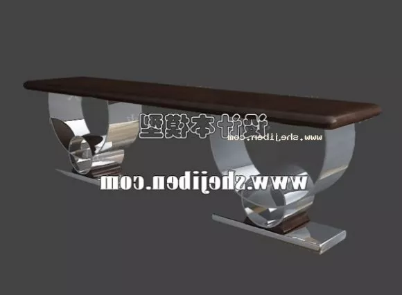 Typical Office Work Desk 3d model
