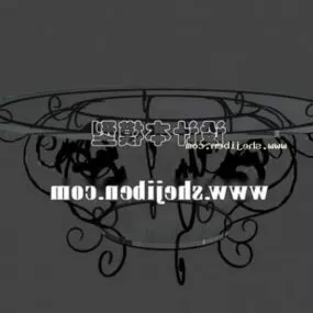 Metal Coffee Table Outdoor Furniture 3d model