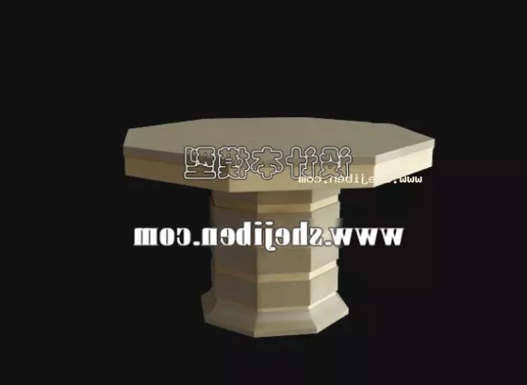 Home Office Work Desk 3d model
