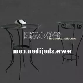 Stool Coffee Table Restaurant Furniture 3d model