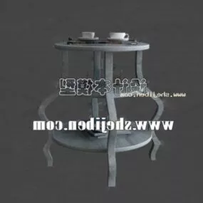 Console Table Stool Furniture 3d model