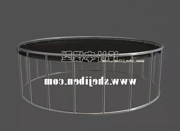 Work Desk With Under Drawers 3d model
