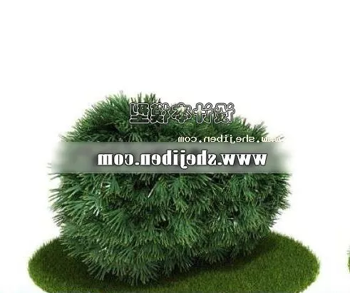 Winter Withered Tree Bushes 3d model