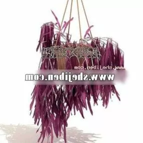 Outdoor Purple Plant Tree 3d model