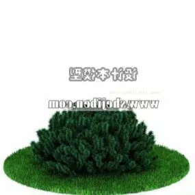 Outdoor Sphere Bushes 3d model