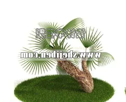 Vase With Plant 3d model