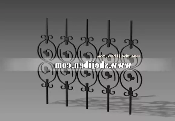 Gate Fence Segment 3d model