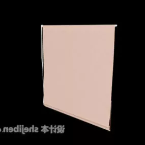 Roll Curtain For Office 3d model