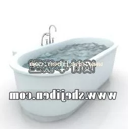 Smooth Edge Bathtub 3d model