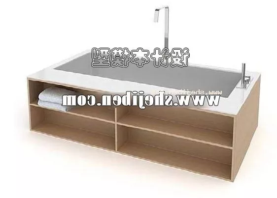 Tall Corner Rack Shelf 3d model