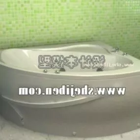 Corner Bathtub Porcelain Material 3d model