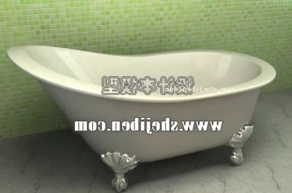 Antique Boat Bathtub 3d model Antique Boat Bathtub 3d model
