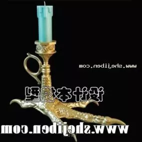 Classic Candlestick Lamp 3d model