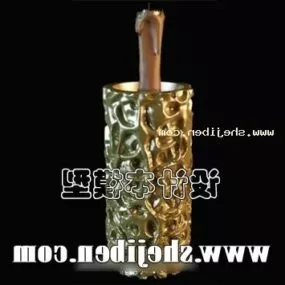 Candle Lamp Iron Material 3d model