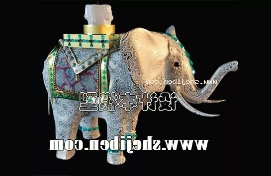 Burning Candle Light 3d model
