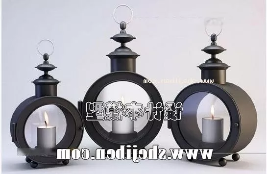 Brass Flush Mount Ceiling Light 3d model