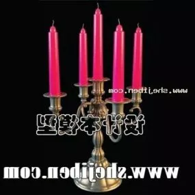Brass Candle Holder 3d model