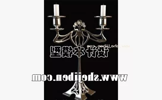 Gothic Candle Holder 3d model Gothic Candle Holder 3d model