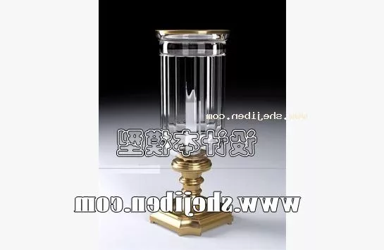 Burning Candle Light 3d model