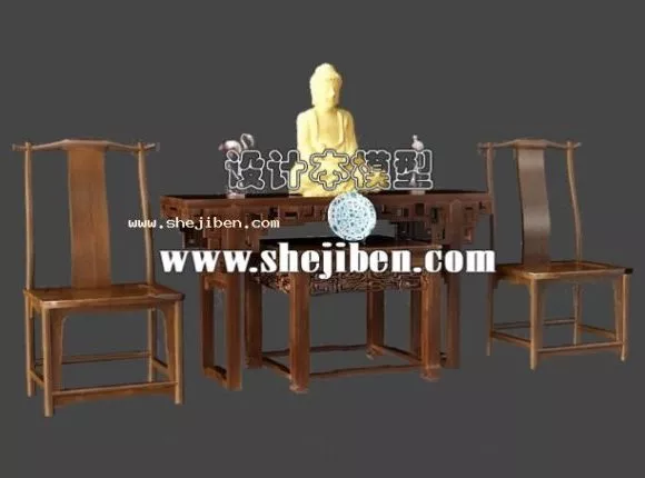 Digital Shuttle Chair 3d model