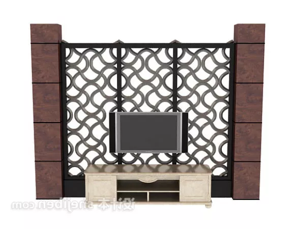 L Shaped Computer Desk Wooden Mdf 3d model