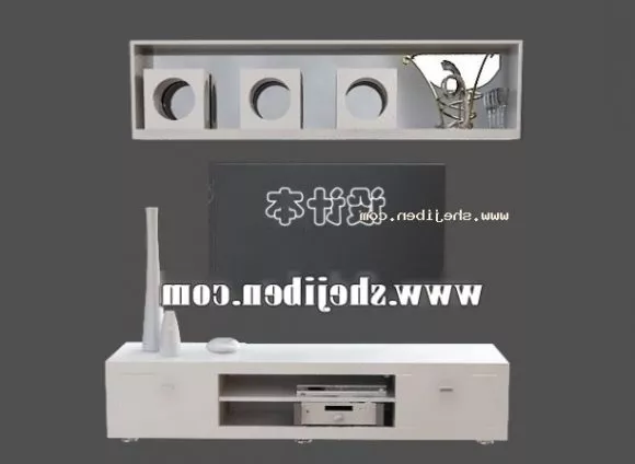 Office Work Desk Cubicles 3d model