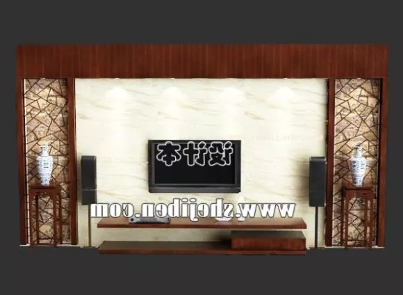 Home Office Work Desk 3d model