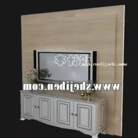 Tv Cabinet European Furniture 3d model