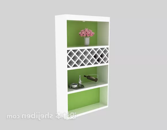 Simple Square Nightstand 3d model