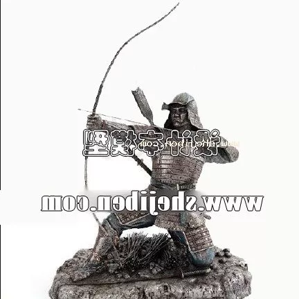 Samurai Ninja Swords Set 3d model