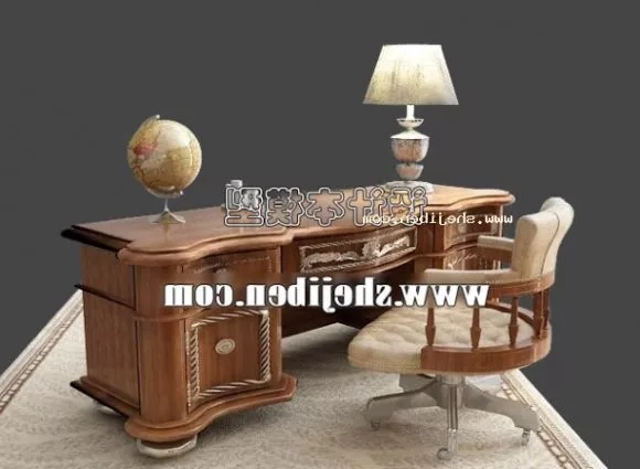 Victoria Desk 3d model